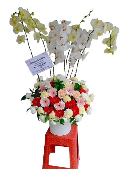 Vas Bunga Merah Putih
