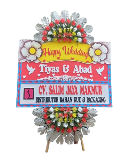 Karangan Bunga 2 titik