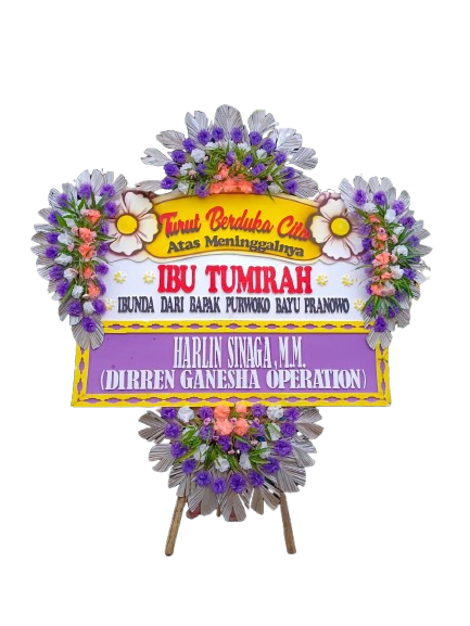 Karangan Bunga 4 titik