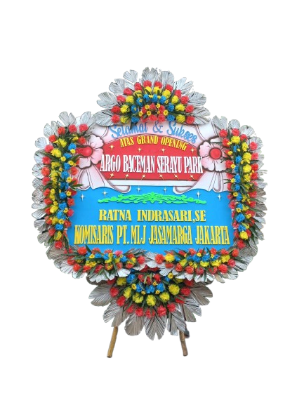 Karangan Bunga 6 titik