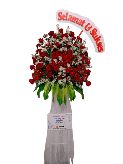 Standing Flowers Red 